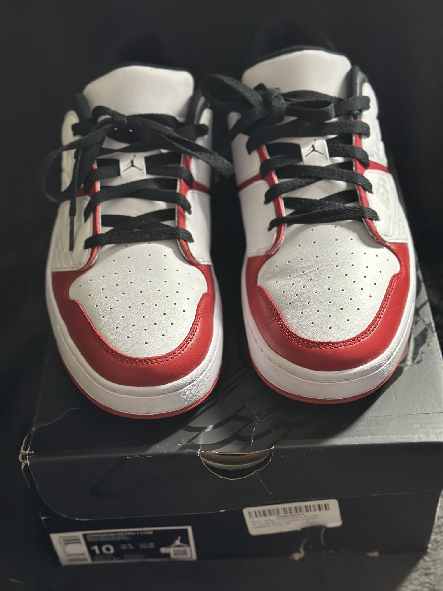 Mens Size 10 - Nike Air Jordan NU Retro 1 Low Chicago Red Black White DV5141-611