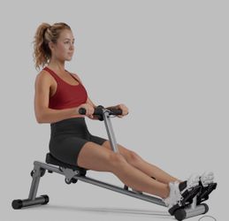 Sunny Health & Fitness Compact Adjustable Rowing Machine