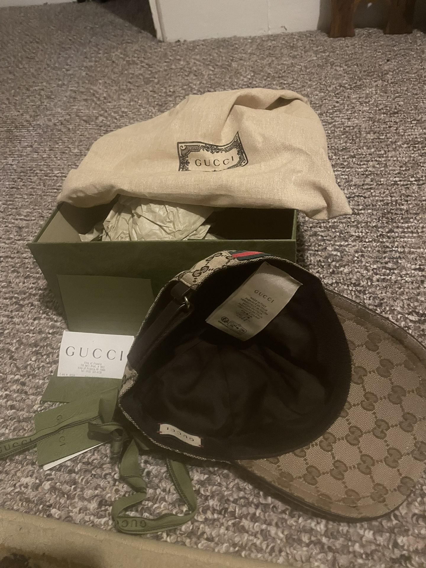 Gucci Hat Unisex Size Xs