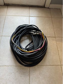 200 ft audio snake  1/4” USA 4 channel