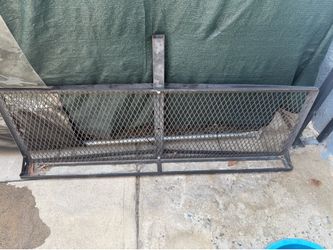 hitch-mounted steel cargo rack