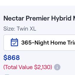 Twin XL mattress 