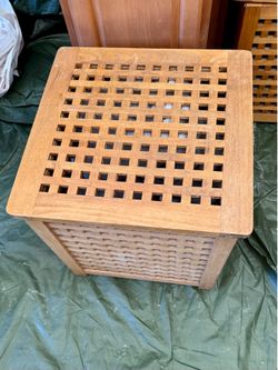 Wooden Teak Storage Boxes with Lids