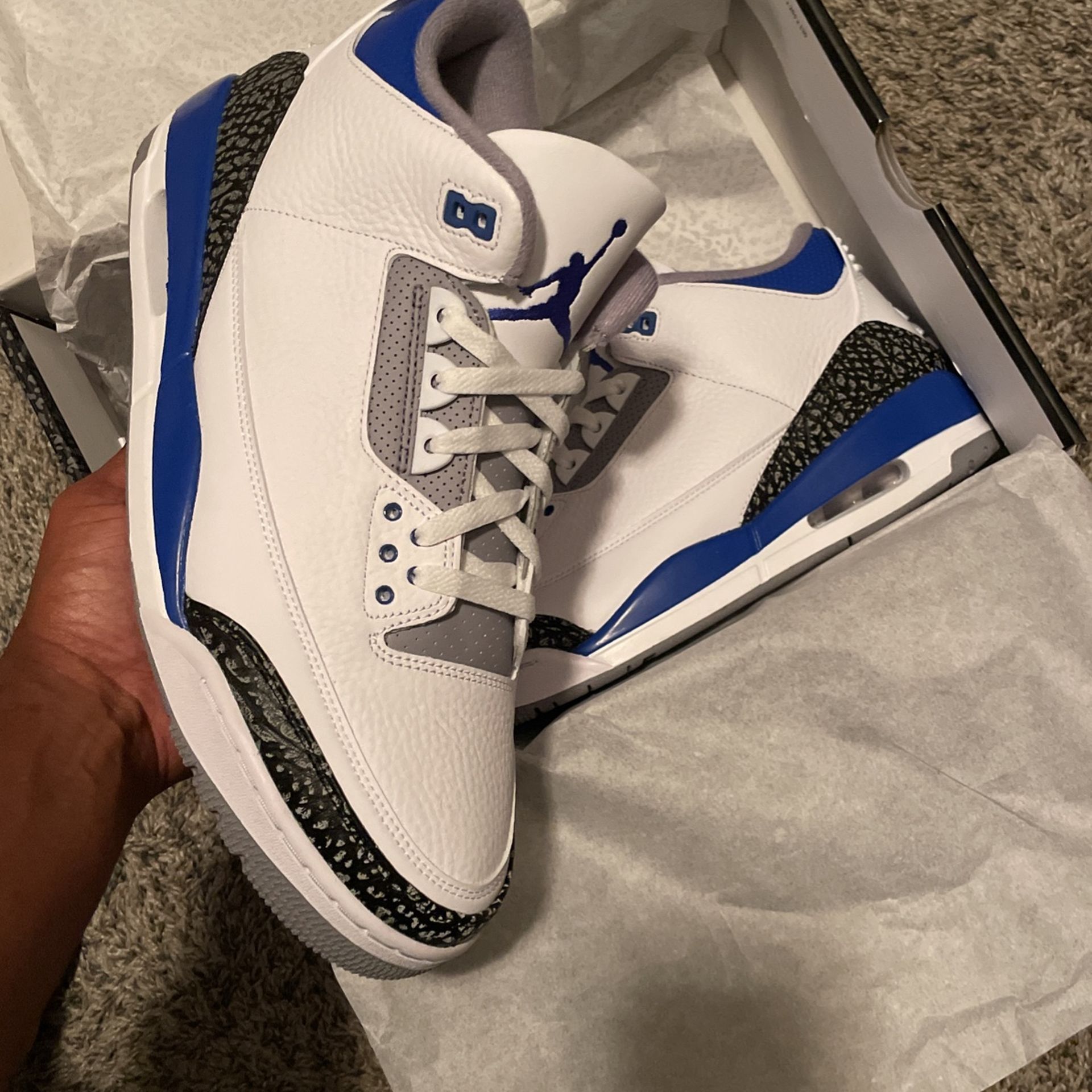 AIR JORDAN RETRO RACER BLUE SIZE 13