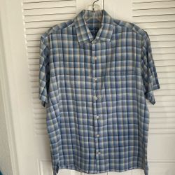 Tommy Bahama Silk Plaid Size-Small