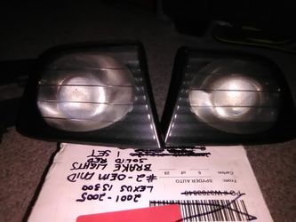 2001 Lexus IS300 SPYDER fog lights