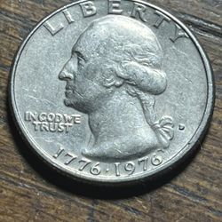 1976 D Quarter error 