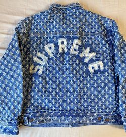Supreme Hole Punch Denim Trucker Jacket for Sale in San Jose, CA