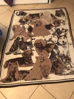 Dog picture Blanket