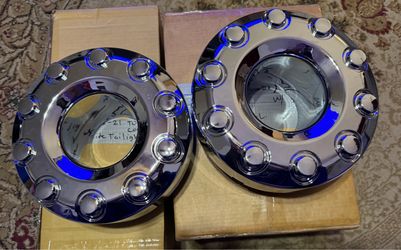 2005-17 Ford Super Duty Center Caps (2) READ DESCRIPTION