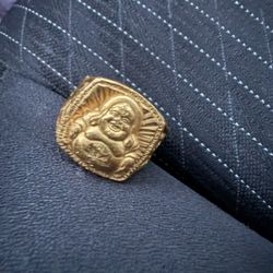 Gold Budda Ring