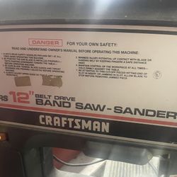 Craftsman 12” Band Saw And Sander