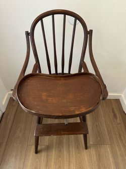 Antique baby chair
