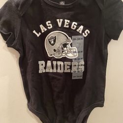 Las Vegas Raiders Brand New Black Onesie 18-24 Months 