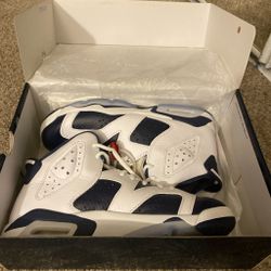Jordan 6 Retro White And Midnight Navy