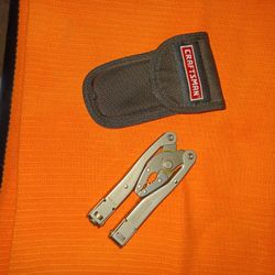 SEARS CRAFTSMAN STAINLESS STEEL HEAVY DUTY PLIERS AND MULTI- TOOL