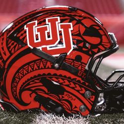 Utah Football Hand Painted Helmet 2024