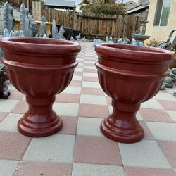 New Flower Pots Made Out Of Cement 