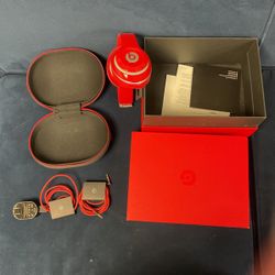 Red Beats Headphones