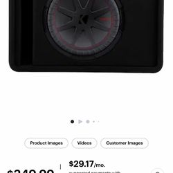 KICKER CompR 12’ Loaded Sub Speaker