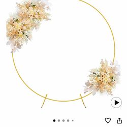 Gold 7.2ft circle arch