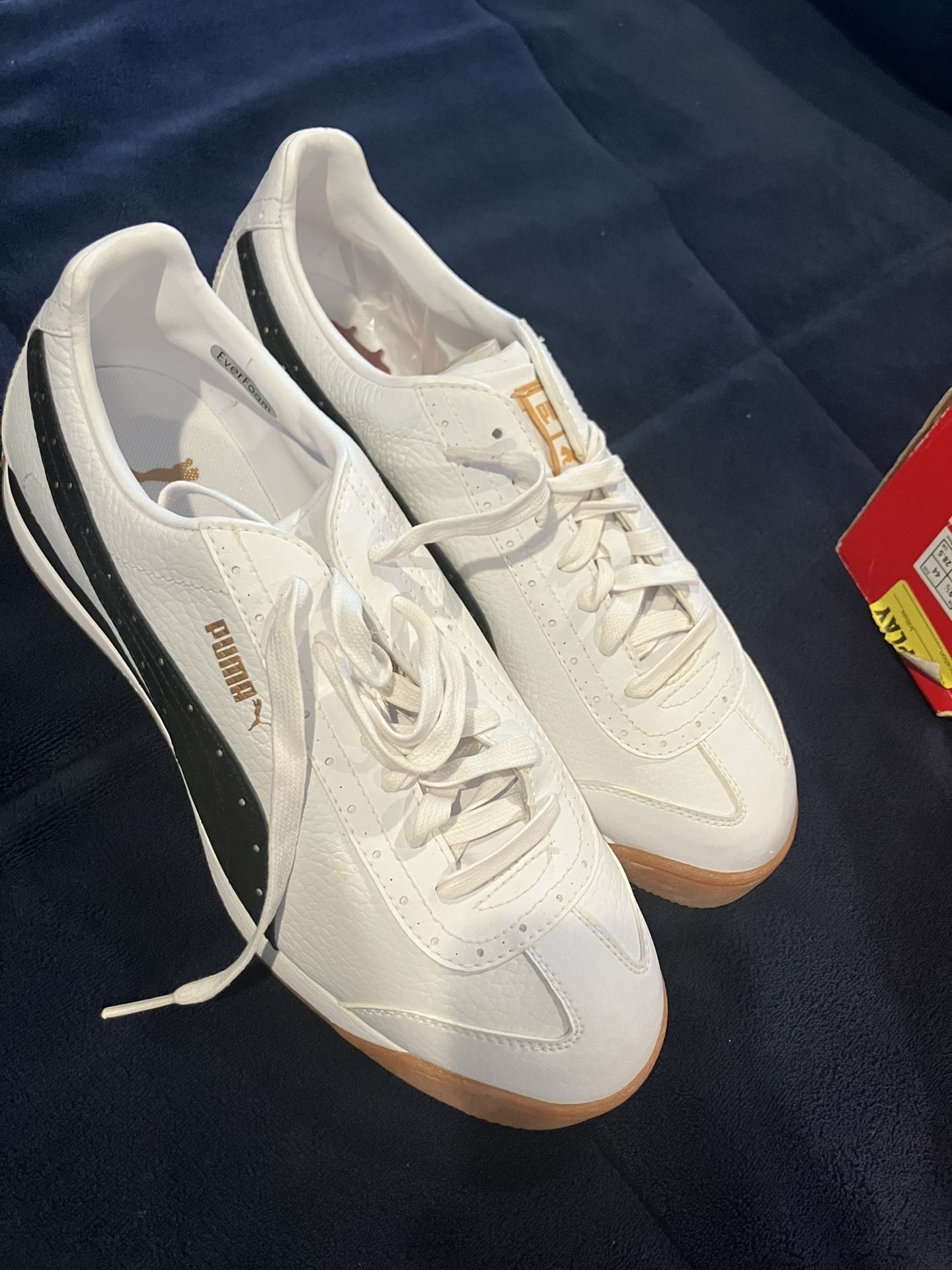 PG Roma White Black Gold Shoe Men’s