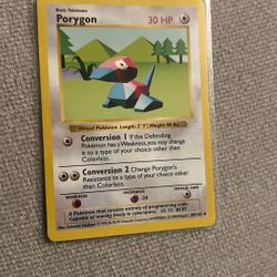 Pokemon Porygon Shadowless
