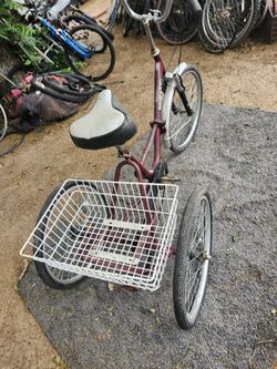 TROSCIKL 3WHEEL 24INCH  MANTIS VERY GOOD CONDITION 6SPEEDfolding 