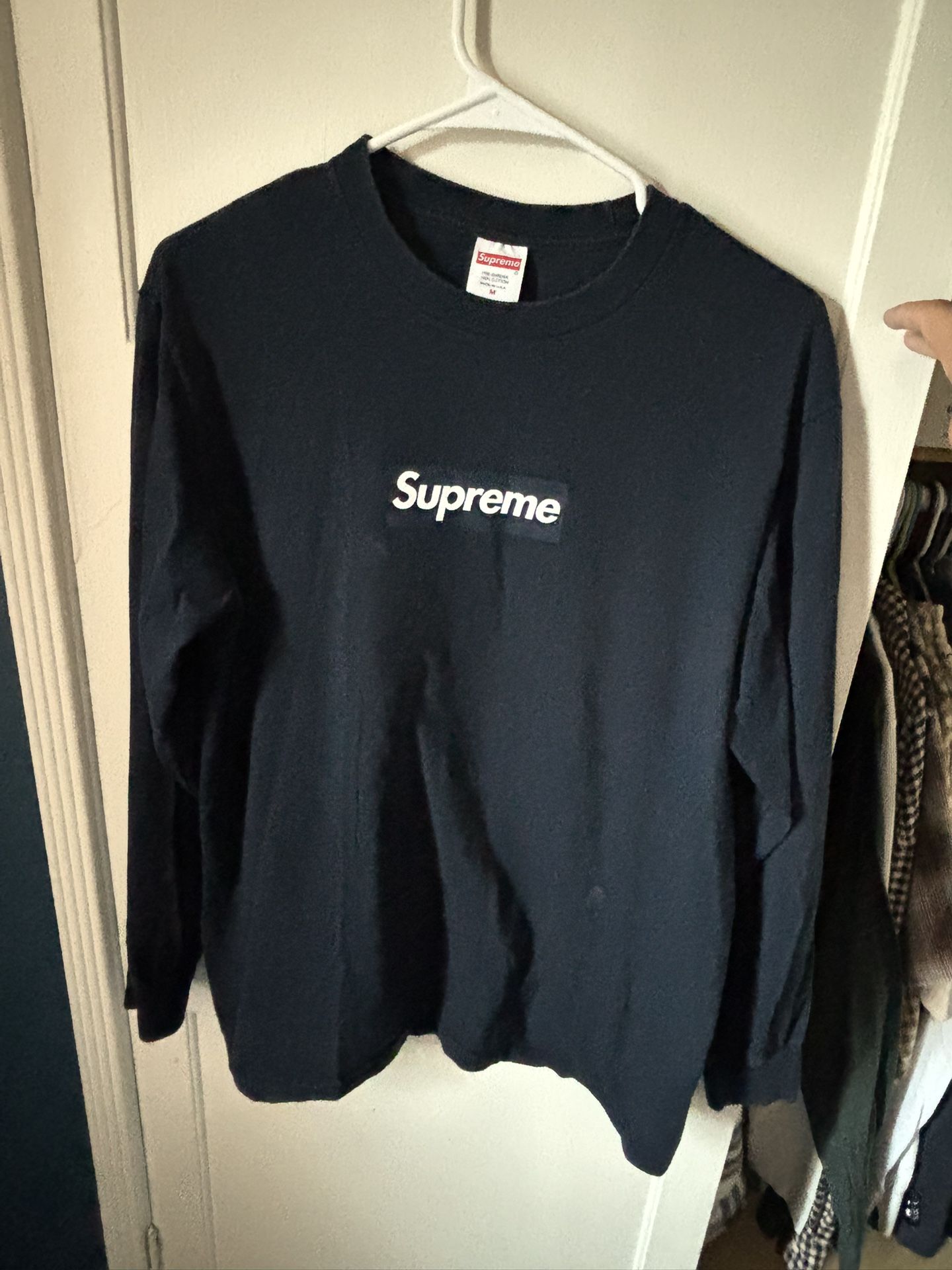 Supreme Long Sleeve Box Logo Size M