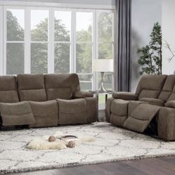 Reclining Sofa And Loveseat 