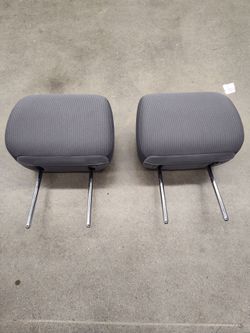 2009 2010 2011 2012 2013 2014 Ford F150 STX Front Headrest Head Rest Set Gray Cloth