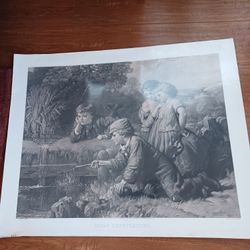 ANTIQUE Glossy Reproduction Prints Of Classics. Entered At Capital In Washington.D.C. $50. Ea. See Description