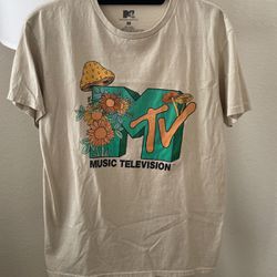 Short Sleeve MTV Shirt Size Medium