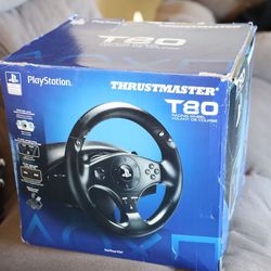 PlayStation steering wheel model is T80 