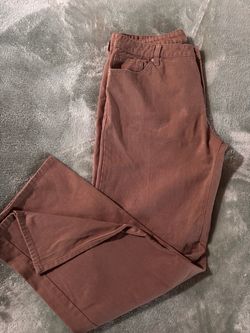 Brown wide legged pants