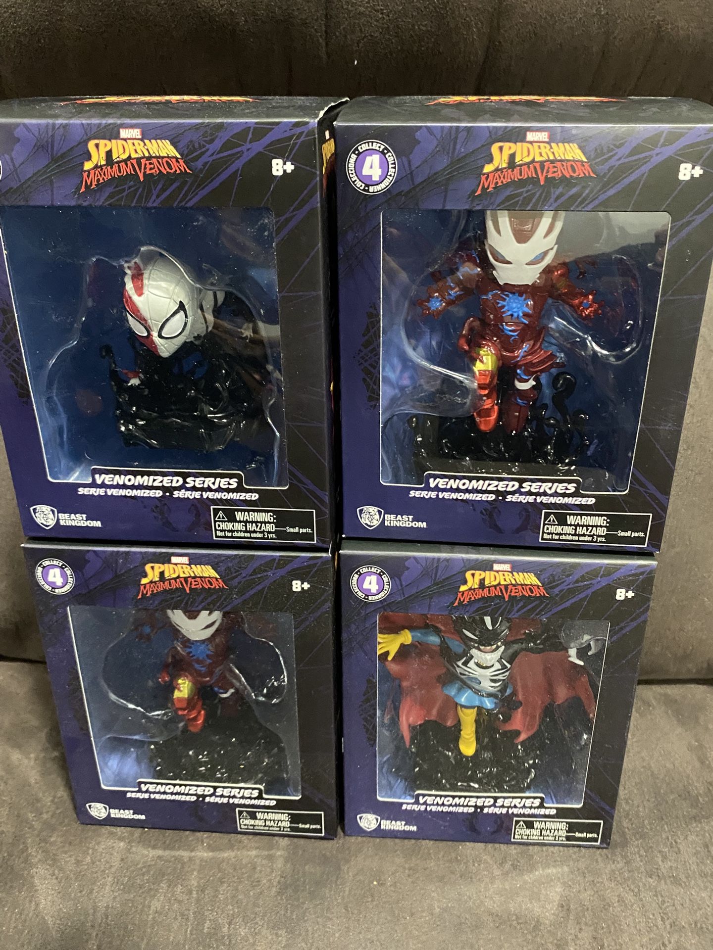 $25- Spider-Man Groot Dr. Strange Iron Man Lot Set Venomized Series