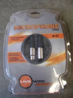 Heavy Duty XLR 15' Microphone Cable

