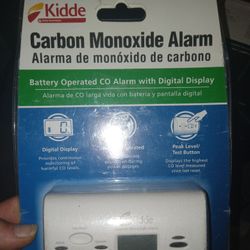 Kiddle Carbon Monoxide Alarm 
