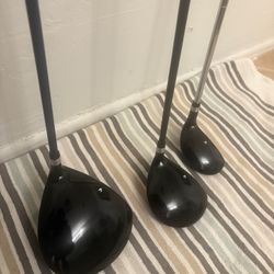 Driver, 3 Wood, Hybrid Golf Set 