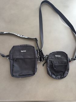 Supreme Black Shoulder Bags (SS18) (SS20)