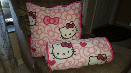 Newly made Hello Kitty pillows
