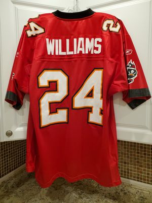 Photo Cadillac Williams Reebok Players INC Stitched 100 % Authentic Tampa Bay Buccaneers XL Stitched Jersey in Excellent Condition