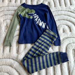 Boys Old Navy Dinosaur Pajamas | Size 6
