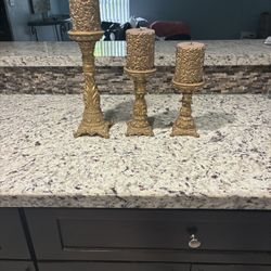 Pottery Barn Candle Holders Set 