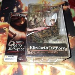 MCFARLANE MONSTERS 6 FACES OF MADNESS ELIZABETH BATHORY ACTION FIGURE...NEW...ADULT OWNED AND KEPT IN A SMOKE FREE HOME....$120 OBO...