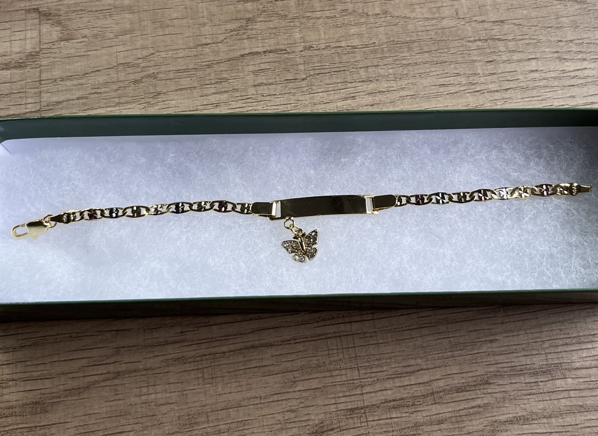 Butterfly Gold Plated Bracelet 