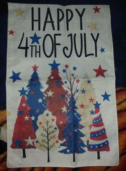 4th of July Garden Flag