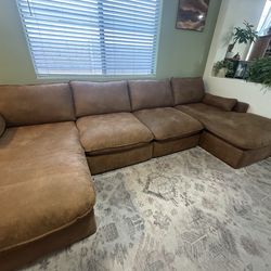 Brown couch