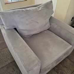 Crate & Barrel Couch  and swivel Chair