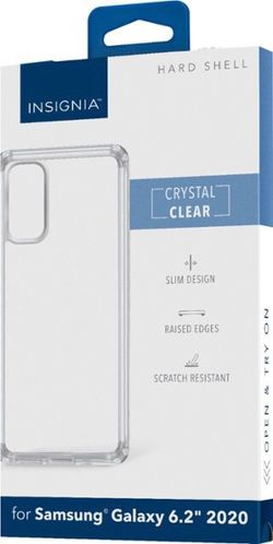Insignia™ - Hard Shell Case for Samsung Galaxy S20 5G - Clear
